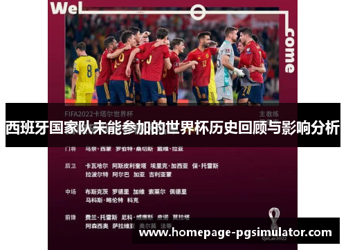 西班牙国家队未能参加的世界杯历史回顾与影响分析 西班牙国家队未能参加的世界杯历史回顾与影响分析