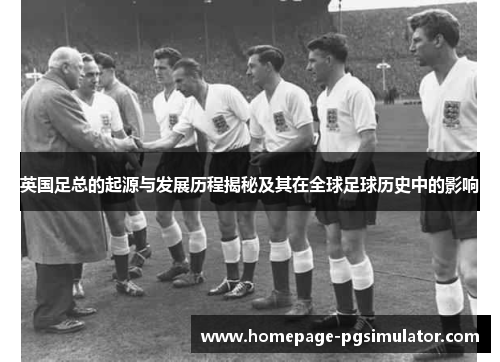 英国足总的起源与发展历程揭秘及其在全球足球历史中的影响 英国足总的起源与发展历程揭秘及其在全球足球历史中的影响