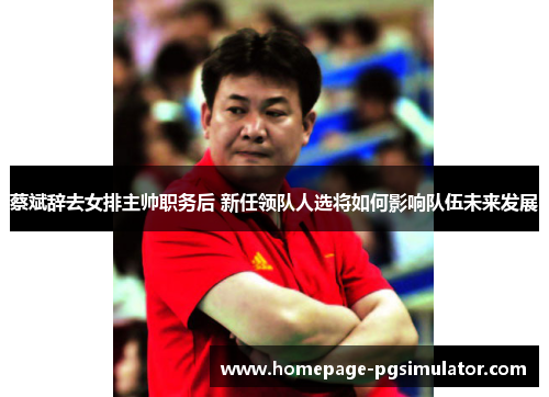 蔡斌辞去女排主帅职务后 新任领队人选将如何影响队伍未来发展